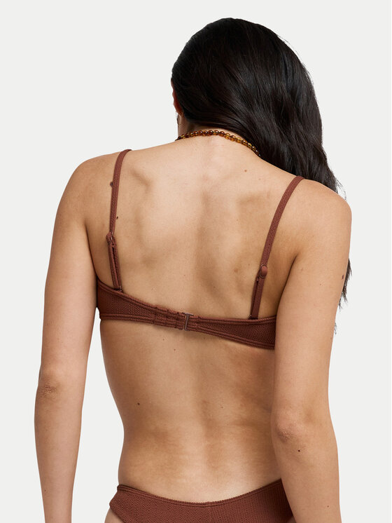 Roxy Roxy Горнище на бански Roxy Sunshine ERJX305637 Кафяв