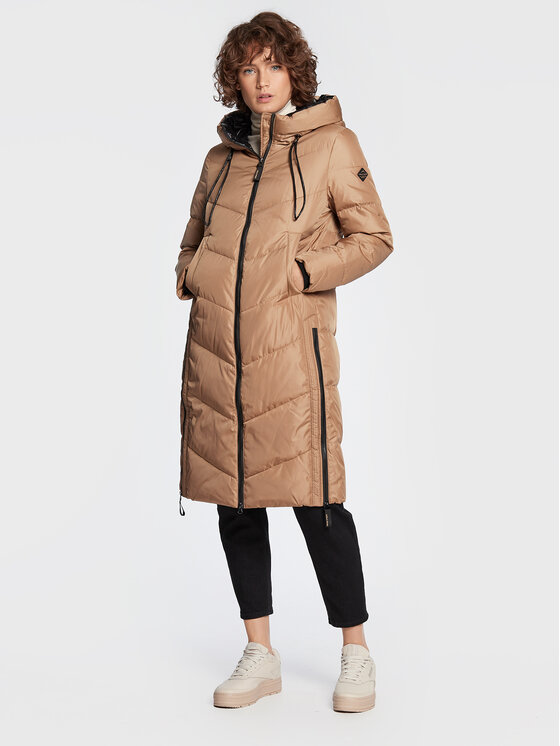 Volcano Volcano Prehodni plašč J-Monaco L22368-W23 Bež Regular Fit