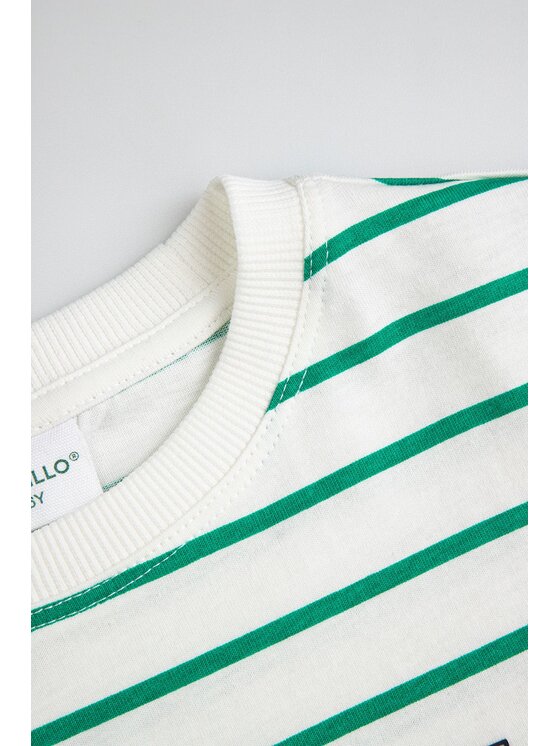 Coccodrillo Coccodrillo T-Shirt ZC6143207ABK-011 Zielony Regular Fit