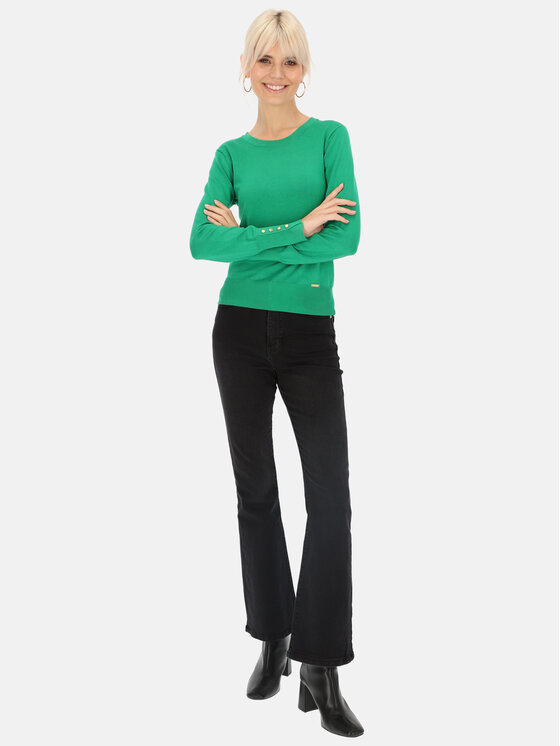 L’AF L’AF Sweter Alpi Zielony Regular Fit