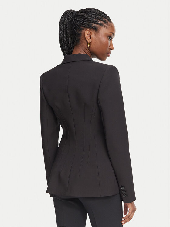 Elisabetta Franchi Elisabetta Franchi Sako GI-257-66E2-V690 Černá Slim Fit