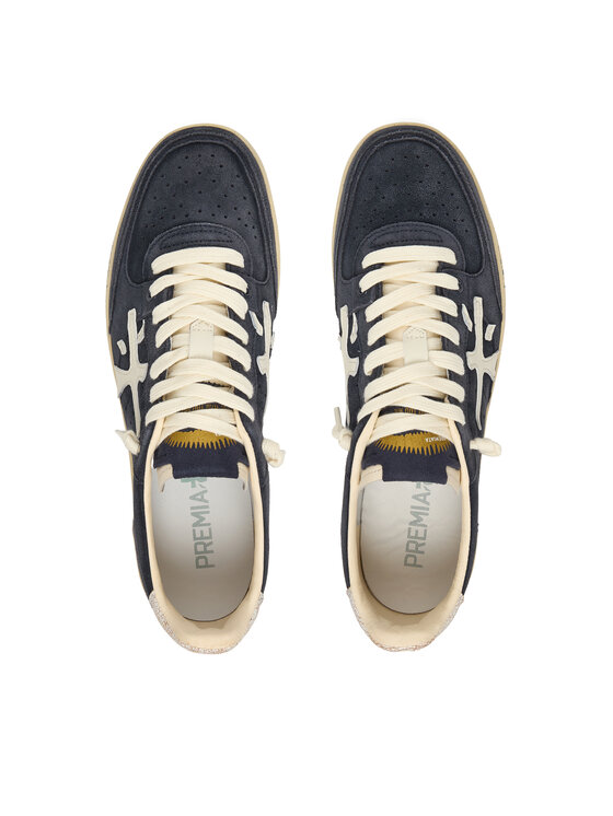 Premiata Premiata Sneakersy Bsktclay 7708 Tmavomodrá