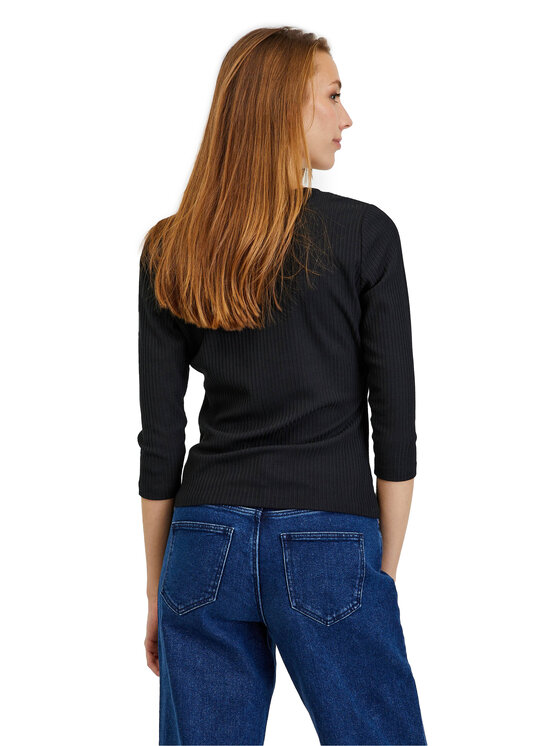 Orsay Orsay T-Shirt 104158-660000__XL Czarny Regular Fit