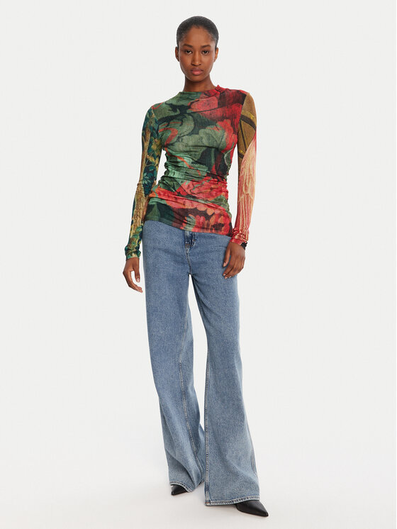 Desigual Desigual Majica Tapiz Lacroix 25WWJF48 Šarena Regular Fit