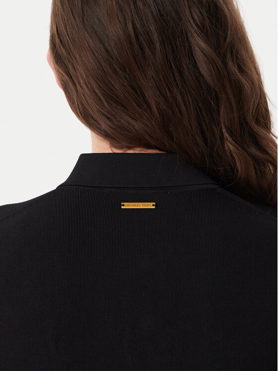 MICHAEL Michael Kors MICHAEL Michael Kors Rochie tricotată MT683J3BFD Negru Slim Fit