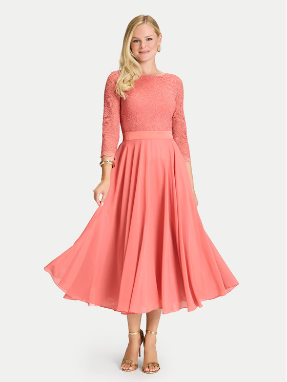 Swing Swing Coctailkleid 77761710 Korallenfarben Regular Fit