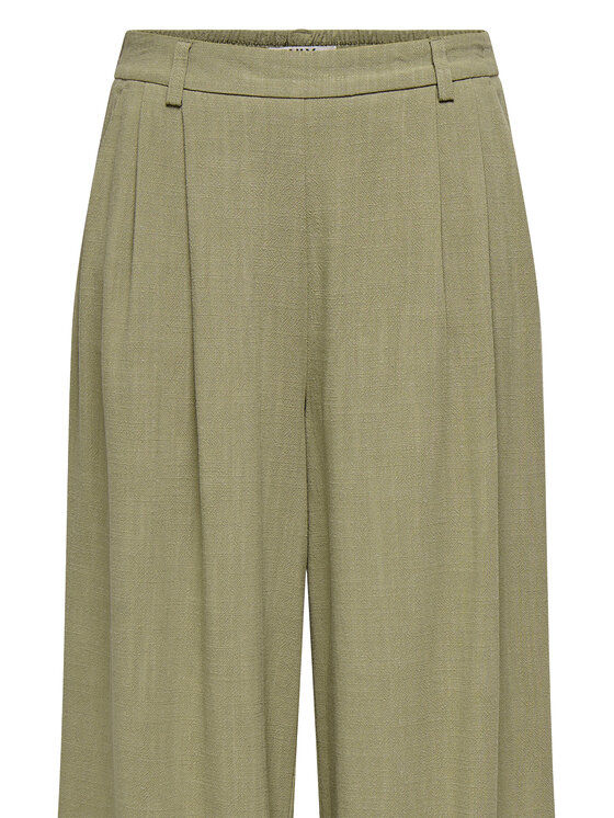ONLY ONLY Текстилни панталони Lemmia 15370398 Зелен Regular Fit