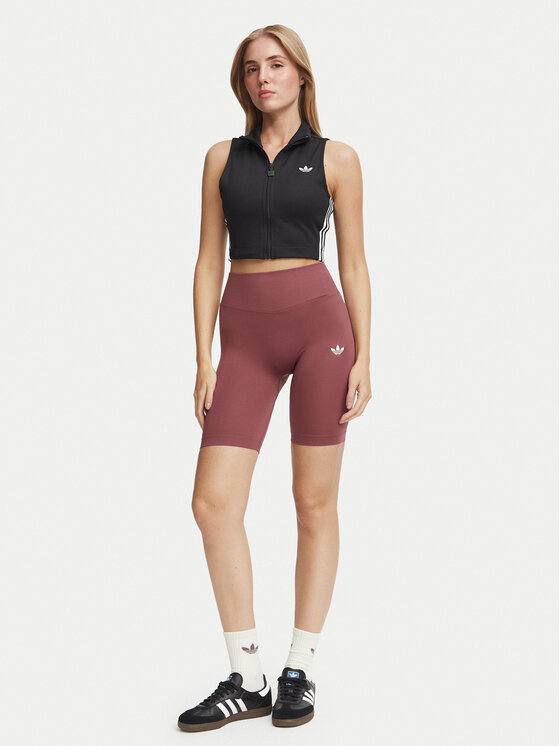 adidas adidas Pantaloni scurți ciclism Essentials Seamless IA4407 Roz închis Fitted Fit
