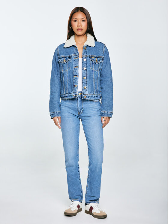 BIG STAR BIG STAR Kurtka jeansowa ASPEN Niebieski Basic Fit