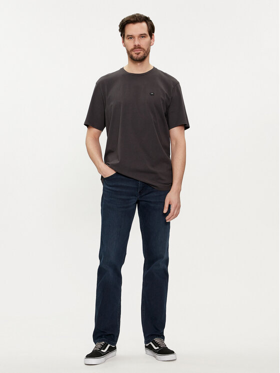 Wrangler Wrangler T-Shirt 112351320 Czarny Regular Fit