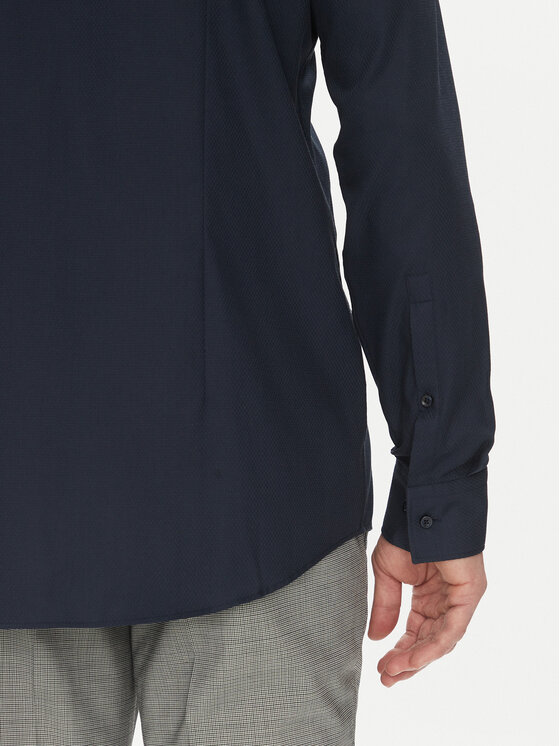 HUGO HUGO Koszula Kenno 50539707 Granatowy Slim Fit