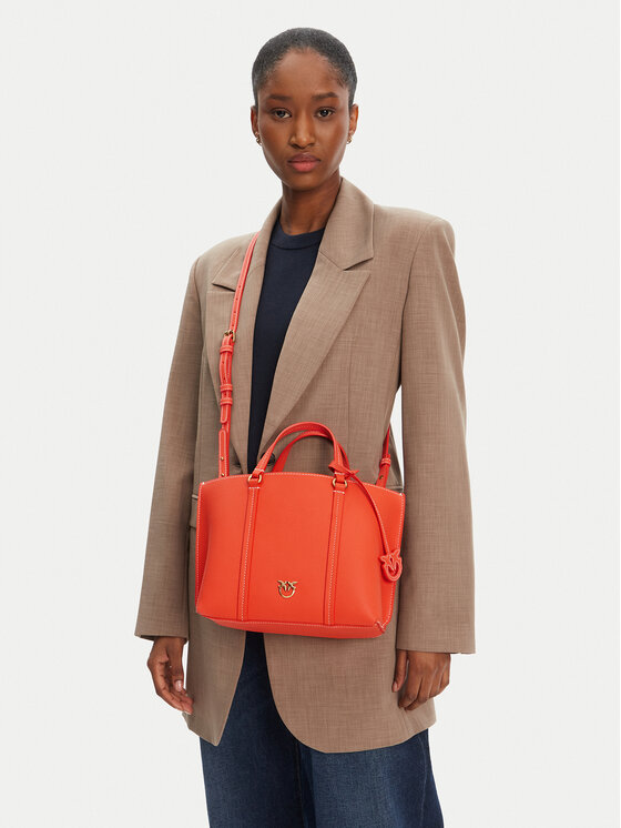 PINKO PINKO Torebka Carrie Shopper Classic AI 24-25 PLTT 102833 Czerwony