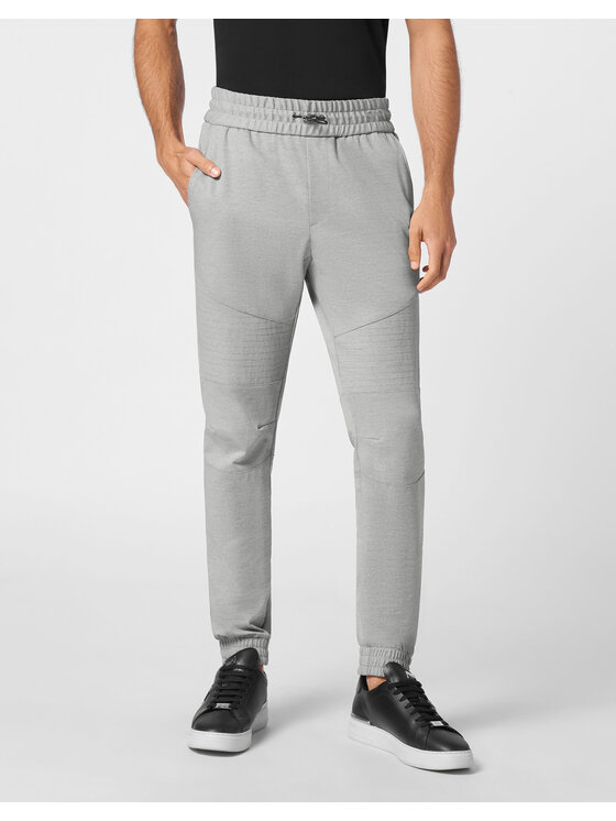 PHILIPP PLEIN PHILIPP PLEIN Joggers kalhoty 9373 Šedá Jogger Fit