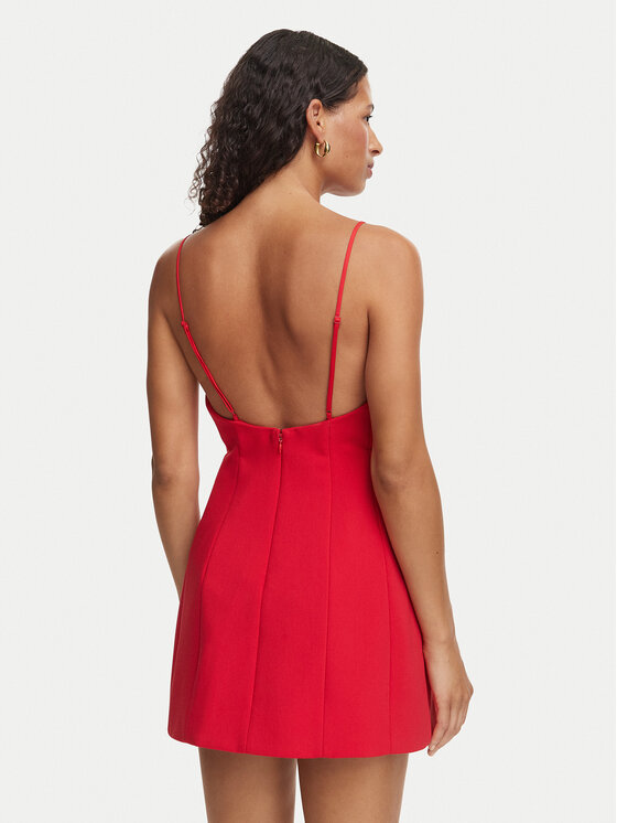 Bardot Bardot Kokteilikleit Branca 60492DB Punane A-Line Fit