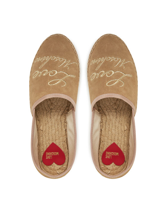 LOVE MOSCHINO LOVE MOSCHINO Espadryle JA10272G0MIG0104 Beżowy