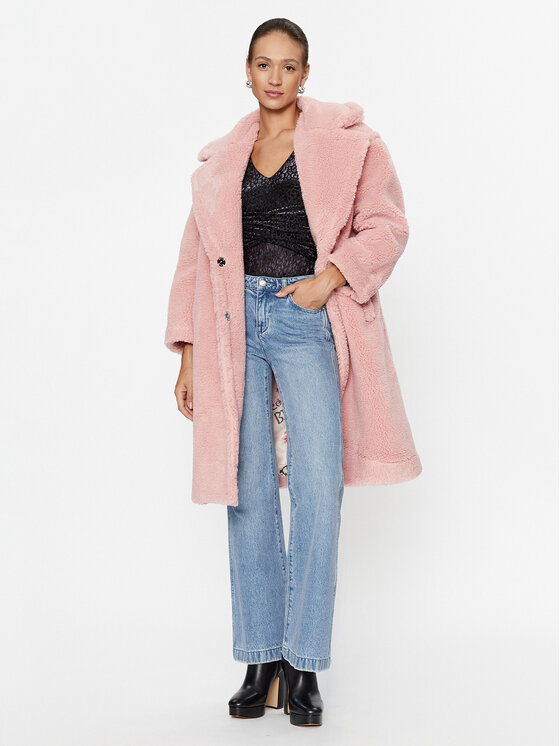 Guess Guess Зимно палто W3BL68 WF8R2 Розов Regular Fit