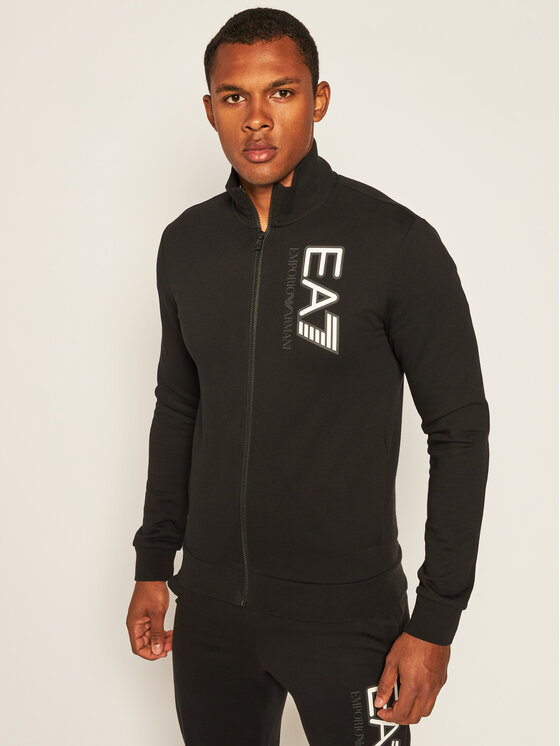 EA7 Emporio Armani Jogginganzug 6HPV53 PJ05Z 0200 Schwarz Regular Fit