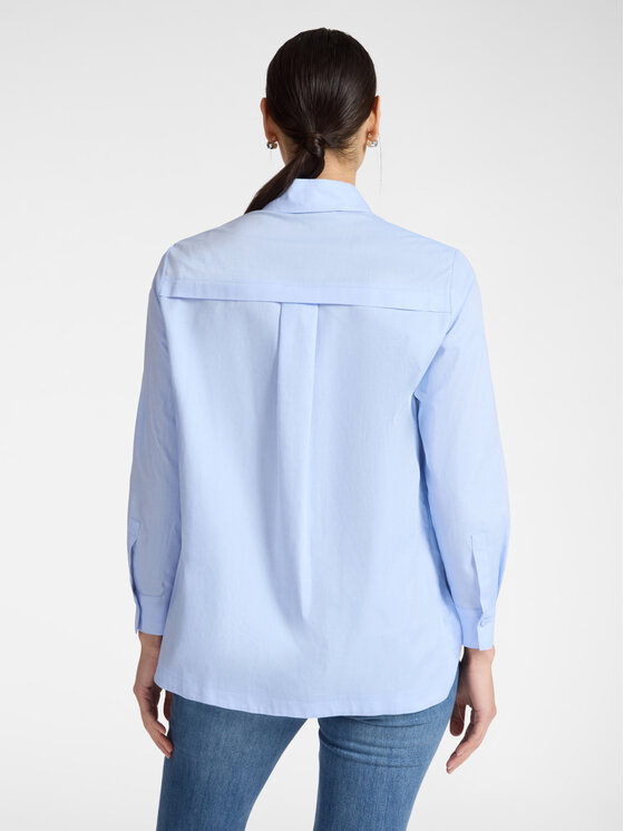 Elena Mirò Elena Mirò Camicia 5005P000298N004 Turchese Regular Fit