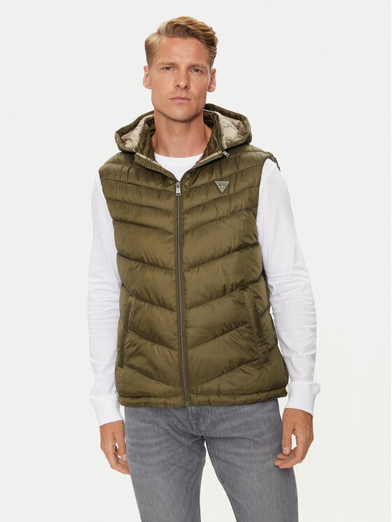 Guess Guess Bodywarmer M4YN21 WG9P2 Grün Regular Fit