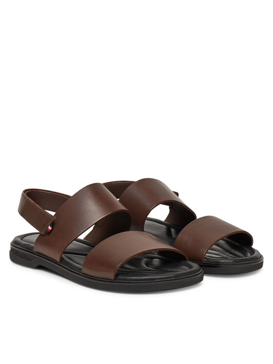 Tommy Hilfiger Tommy Hilfiger Sandale Premium Hilfiger Strappy Lh Sand FM0FM05356 Smeđa
