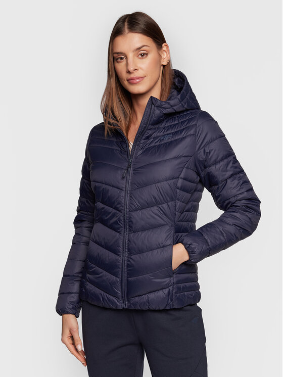 4F 4F Prehodna jakna H4Z22-KUDP003 Mornarsko modra Regular Fit