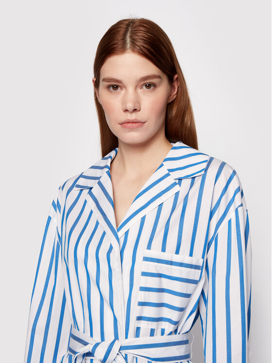 BOSS Boss Marškinių tipo suknelė C_Disso 50447726 Mėlyna Regular Fit