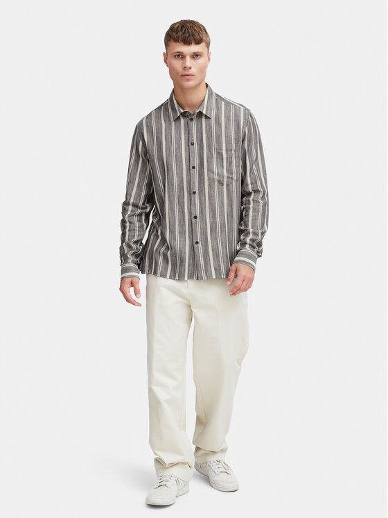 Solid Solid Srajca 21108155 Modra Regular Fit