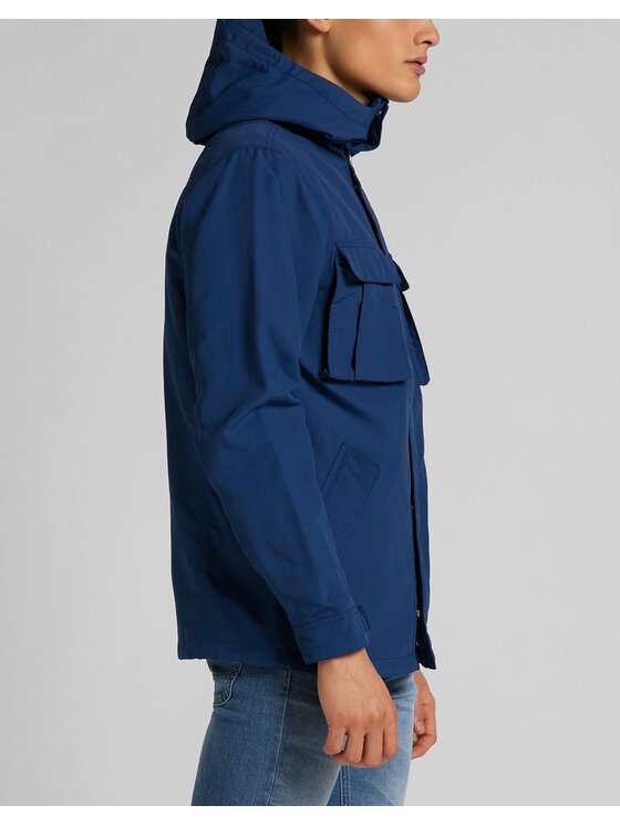 Lee Lee Kurtka zimowa FISHERMAN ANORAK Niebieski Regular Fit