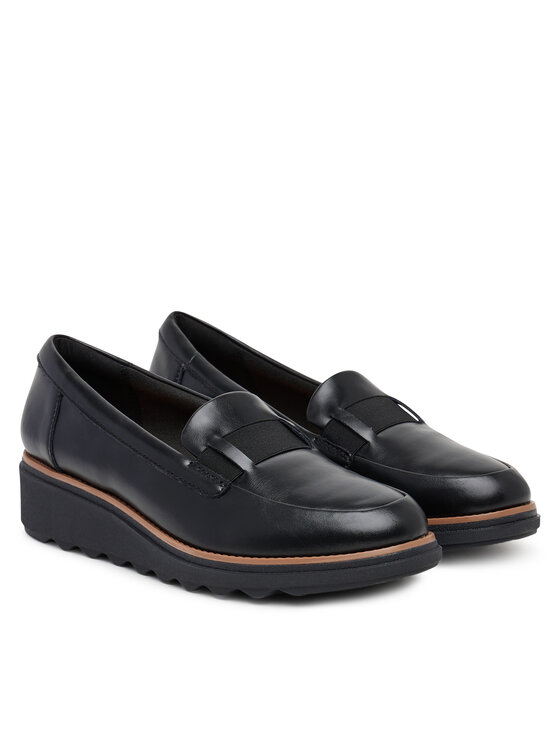 Clarks Clarks Pantofi Sharon Pace 26184342 Negru
