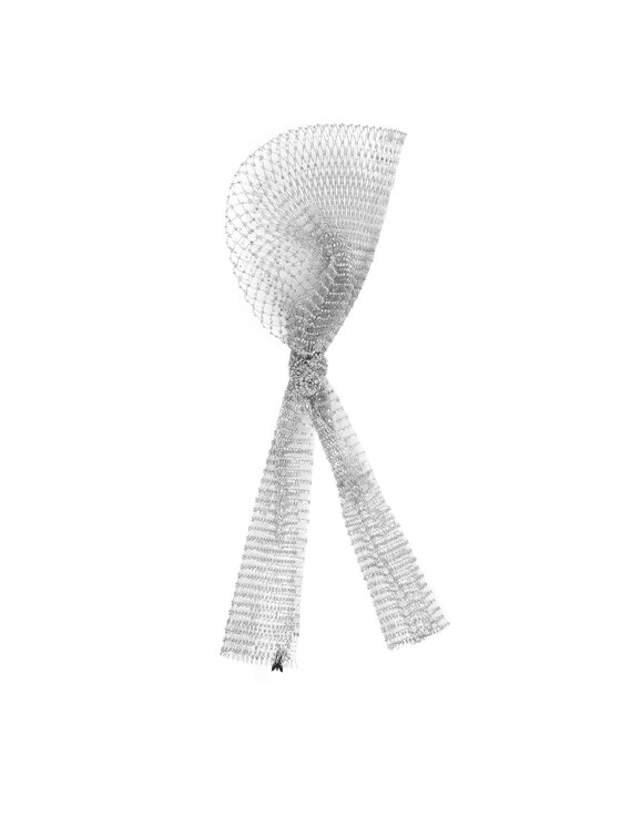 Patrizia Pepe Patrizia Pepe Chusta na głowę 8F0128/J405-S980 Srebrny