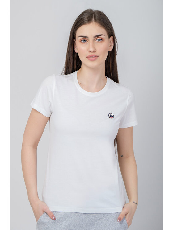 Jott Jott T-Shirt Rosas Biały Regular Fit