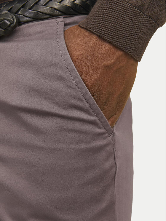 Jack & Jones Jack & Jones Chinosy Marco 12150148 Brązowy Slim Fit