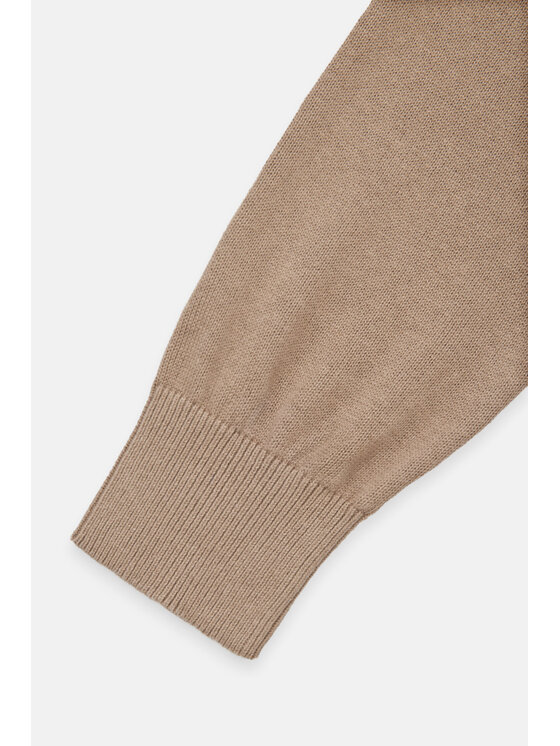 Lancerto Lancerto Sweter Morey SW073223000017 Beżowy Regular Fit