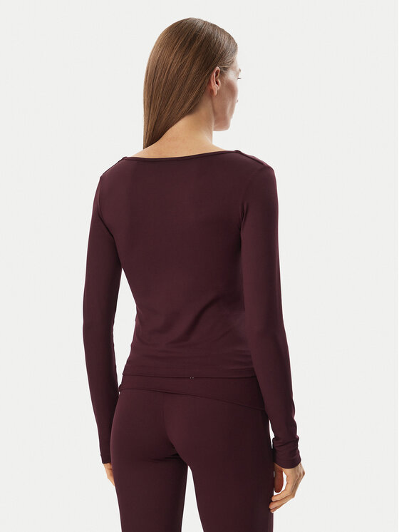 Guess Guess Блузка V6BP05 K6318 Бордовий Slim Fit