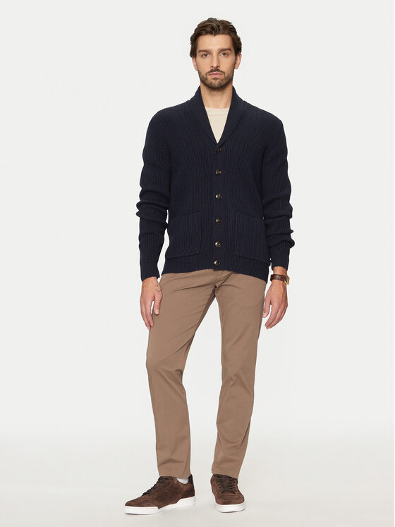 Bugatti Bugatti Strickjacke 7600 65567B Dunkelblau Regular Fit
