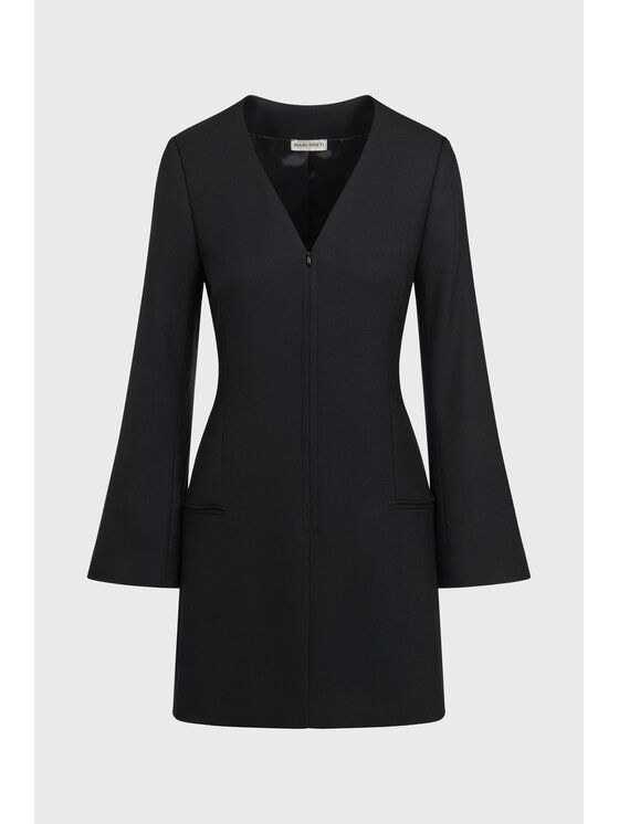 MARI PRETI MARI PRETI Abito da cocktail Charm Nero Regular Fit