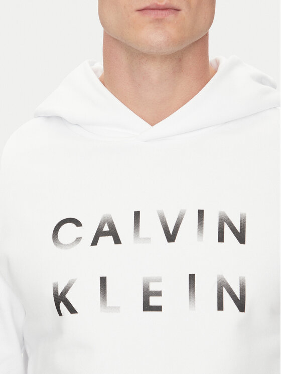 Calvin Klein Calvin Klein Μπλούζα Enlarged Logo K10K114261 Λευκό Regular Fit