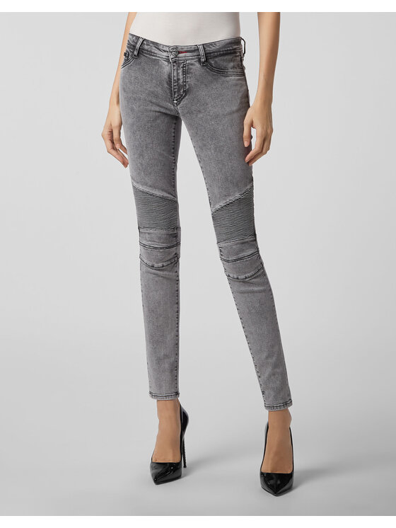 PHILIPP PLEIN PHILIPP PLEIN Džínsy 30939 Sivá