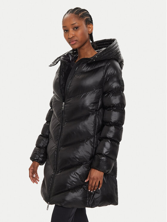 BOSS Zimné bundy Petrana3 50524625 Čierna Regular Fit