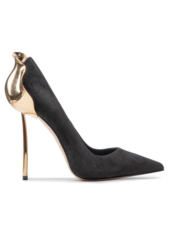Le Silla Le Silla High Heels Deco Petalo 3110M100G3PPVEL212 Schwarz