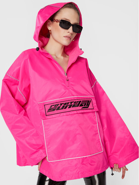 ROTATE ROTATE Anoraka virsjaka Water Repellent RT2093 Rozā Oversize
