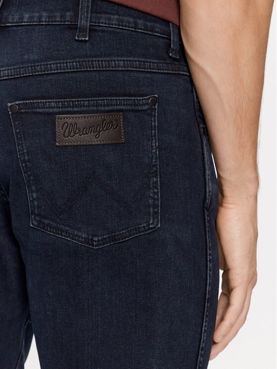 Wrangler Wrangler Jeansy Larston 112341426 Granatowy Slim Fit
