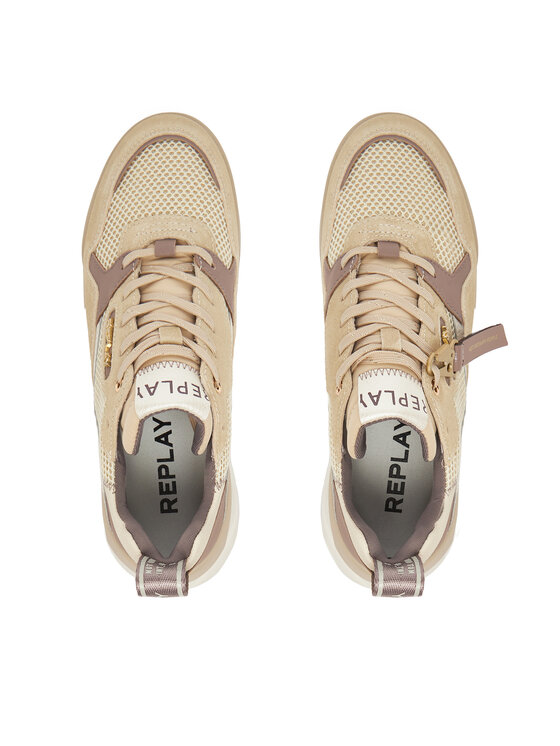 REPLAY REPLAY Снікерcи Field W Double 2 GWS9H .000.C0009L Бежевий