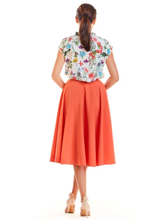 Infinite You Infinite You Spódnica M190 Koralowy Basic Fit