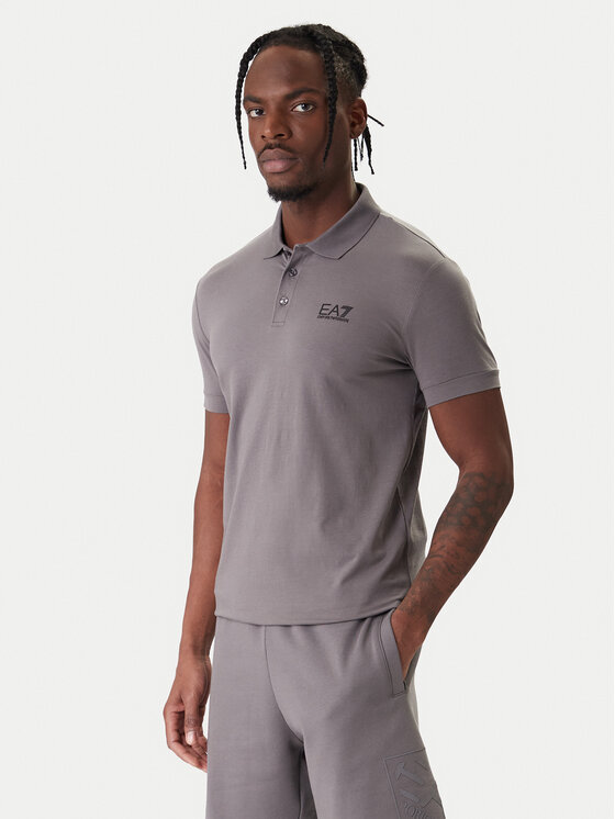 EA7 Emporio Armani EA7 Emporio Armani Polo 8NPF14 PJVQZ U8086 Pelēks Regular Fit