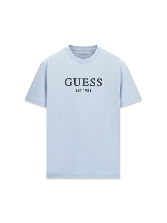 Guess Guess T-Shirt 182676 Niebieski Classic Fit