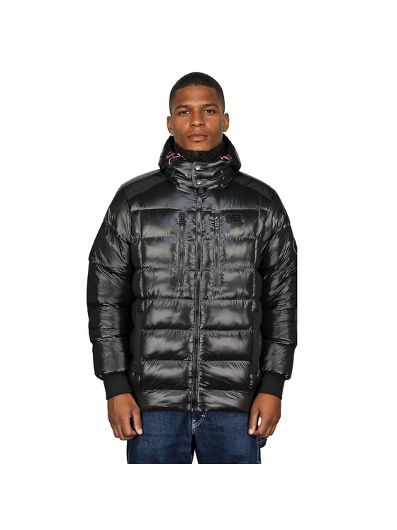 Geographical Norway Geographical Norway Kurtka puchowa WZ8155H/GN-NOIR Czarny Regular Fit