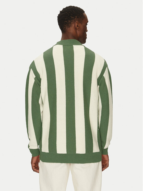 Mustang Mustang Strickjacke Edgar 1016303 Grün Regular Fit
