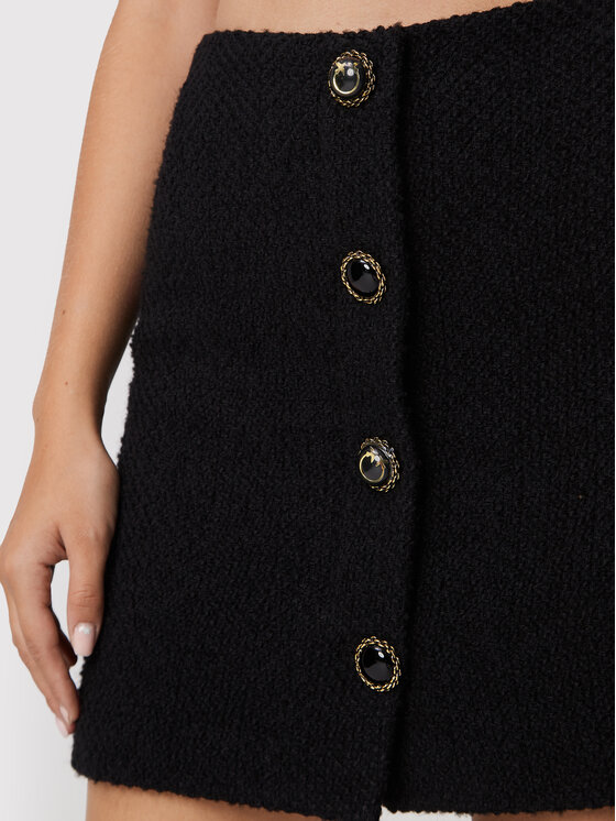 PINKO Pinko Mini krilo Ginette 1G18B2 A081 Črna Regular Fit