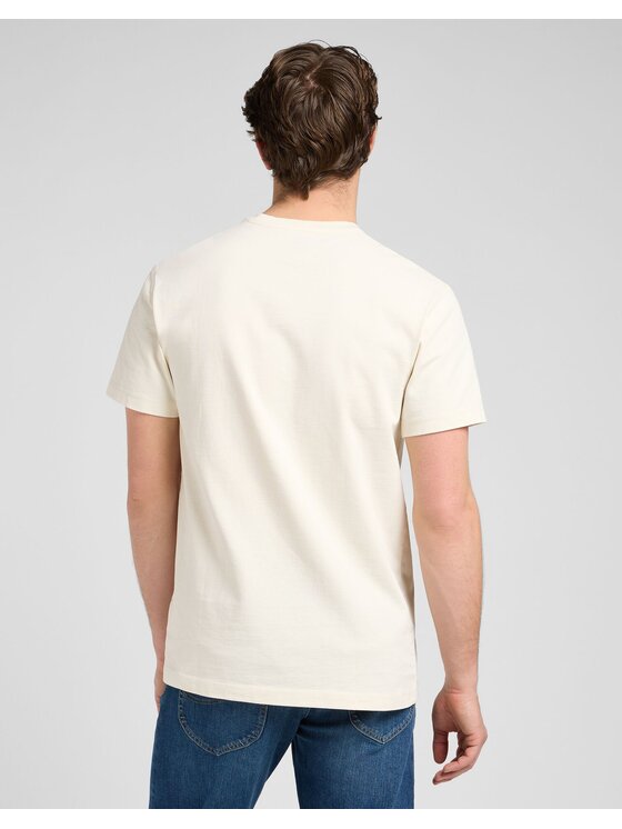 Lee Lee T-Shirt WW TEE Niebieski Regular Fit